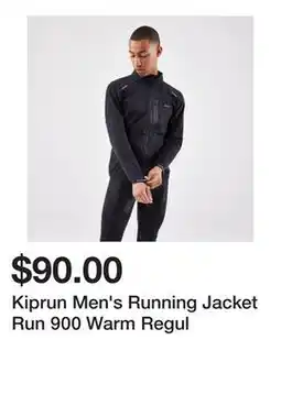 Decathlon Kiprun Men's Running Jacket Run 900 Warm Regul offer