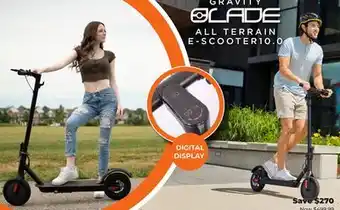 Showcase GRAVITY ALL TERRAIN E-SCOOTER 10.0 offer