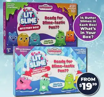 Showcase Trendy Treasure Lit Slime Mystery Box offer