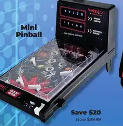 Showcase Mini Pinball offer