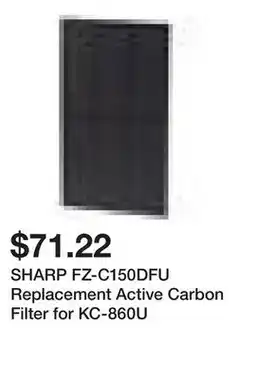 Newegg SHARP FZ-C150DFU Replacement Active Carbon Filter for KC-860U offer