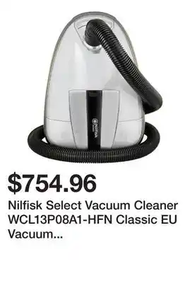 Newegg Nilfisk Select Vacuum Cleaner WCL13P08A1-HFN Classic EU Vacuum Cylinder 3.1 l 650 W Dust Bag offer