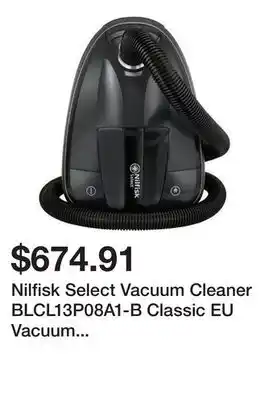 Newegg Nilfisk Select Vacuum Cleaner BLCL13P08A1-B Classic EU Vacuum Cylinder 3.1 l 650 W Dust Bag Black offer