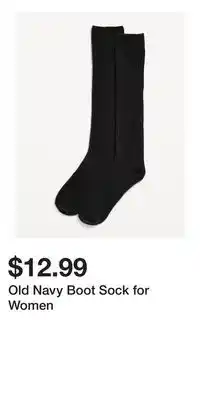 Old Navy Old Navy Boot Sock for Women offer