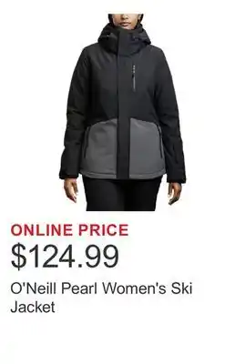 Costco O'Neill Pearl Women's Ski Jacket offer