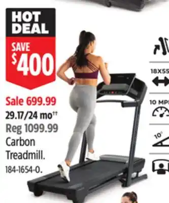 Canadian Tire ProForm Carbon Treadmill offer