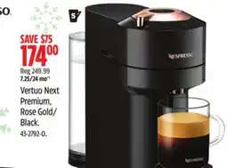 Canadian Tire Nespresso Vertuo Next Premium, Rose Gold/Black offer