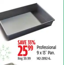 Canadian Tire Paderno Professional 9 x 13 Pan offer