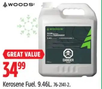 Canadian Tire Woods Kerosene Fuel offer