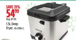 Canadian Tire 1.5L Deep Fryer offer