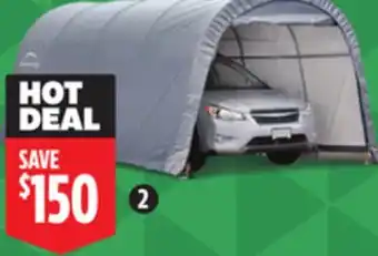 Canadian Tire Shelter Logic RoundTop Shelter, 10 x 20 x 8' h offer