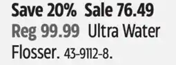 Canadian Tire Ultra Water Flosser offer