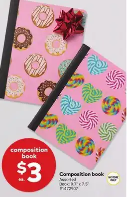 Giant Tiger Composition book offer