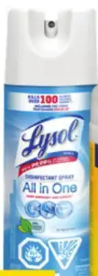 Giant Tiger Lysol Disinfectant offer