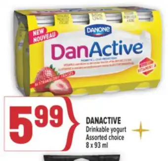 Marché Adonis DANACTIVE Drinkable yogurt offer