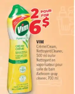 Familiprix VIM Bathroom spray cleaner offer