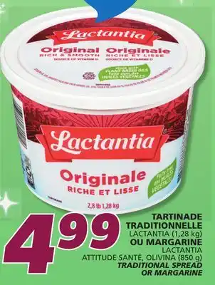 IGA LACTANTIA TRADITIONAL SPREAD OR MARGARINE offer