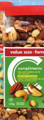 IGA COMPLIMENTS DELUXE MIXED NUTS offer