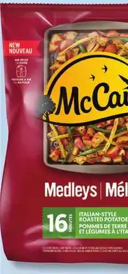 IGA McCAIN FROZEN VEGETABLE MEDLEY, FRIED POTATOES OR POTATO PATTIES OR BREAKFAST BOWL offer