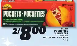 IGA McCAIN FROZEN PIZZA POCKETS offer