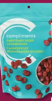 IGA COMPLIMENTS DRIED CRANBERRIES offer