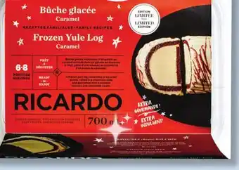 IGA RICARDO Caramel FROZEN YULE LOG offer