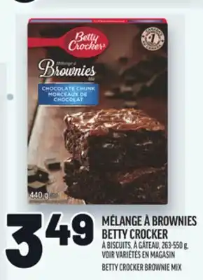 Metro MÉLANGE À BROWNIES BETTY CROCKER | BETTY CROCKER BROWNIE MIX offer