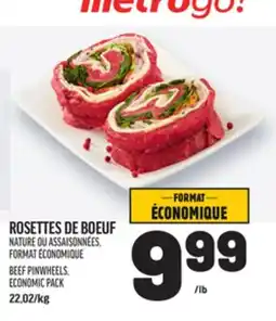 Metro ROSETTES DE BOEUF | BEEF PINWHEELS offer