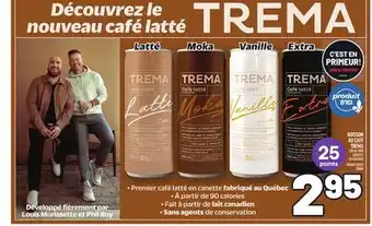 Metro BOISSON AU CAFÉ TREMA | TREMA COFFEE DRINK offer
