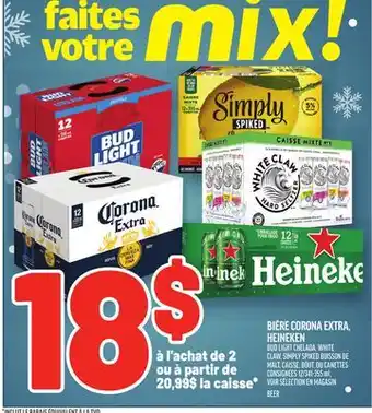 Metro BIÈRE CORONA EXTRA, HEINEKEN | BEER offer