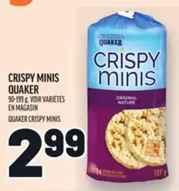 Metro CRISPY MINIS QUAKER | QUAKER CRISPY MINIS offer