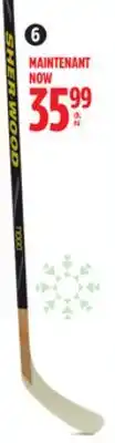 Canadian Tire Sherwood T1000 Street Hockey Stick, Junior offer