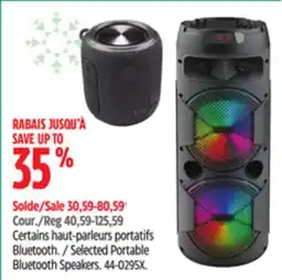 Canadian Tire Vivitar Selected Portable Bluetooth Speakers offer