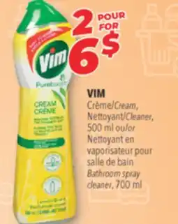 Familiprix VIM Cream Cleaner 500 ml or Bathroom spray cleaner offer