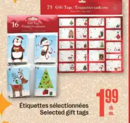 Jean Coutu Selected gift tags offer