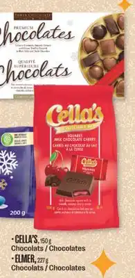 Jean Coutu • CELLA'S, 150 g Chocolates • ELMER, 227 g Chocolates offer