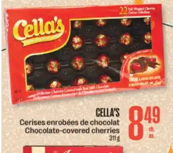 Jean Coutu CELLA'S Chocolate-covered cherries offer