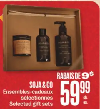 Jean Coutu SOJA & CO Selected gift sets offer