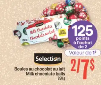 Jean Coutu Selection Milk chocolate balls offer