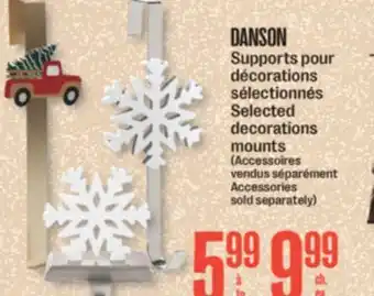 Jean Coutu DANSON Selected decorations mounts offer