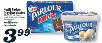 Marché Richelieu PARLOUR FRIANDISES GLACÉES NESTLÉ | NESTLÉ PARLOUR FROZEN TREATS offer