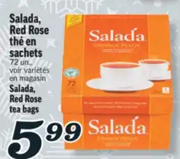 Marché Richelieu SALADA, RED ROSE THÉ EN SACHETS | SALADA, RED ROSE TEA BAGS offer