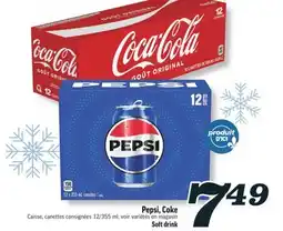 Marché Richelieu PEPSI, COKE | SOFT DRINK offer