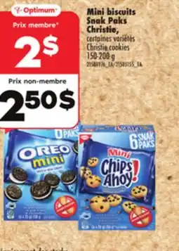 Maxi MINI BISCUITS SNAK PAKS CHRISTIE, 150-200 g offer