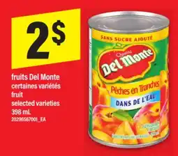 Maxi fruits Del Monte | fruit 398 mL offer