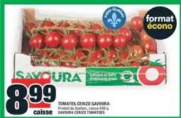 Super C TOMATES CERIZO SAVOURA | SAVOURA CERIZO TOMATOES offer