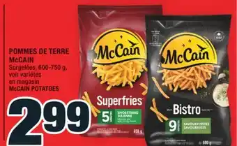 Super C POMMES DE TERRE McCAIN | McCAIN POTATOES offer