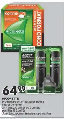 Brunet NICORETTE Produits sélectionnés pour aider à cesser de fumer offer