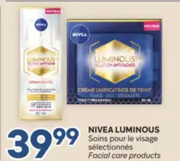 Brunet NIVEA LUMINOUS Soins pour le visage sélectionnés offer