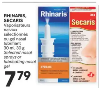 Brunet RHINARIS, SECARIS Vaporisateurs nasaux sélectionnés ou gel nasal lubrifiant offer